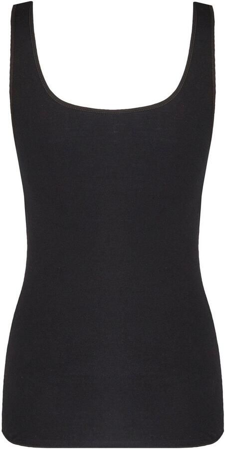 Nina Von C. Hemd Fine Cotton zacht ademend comfortabel elastisch smal met kant v-hals