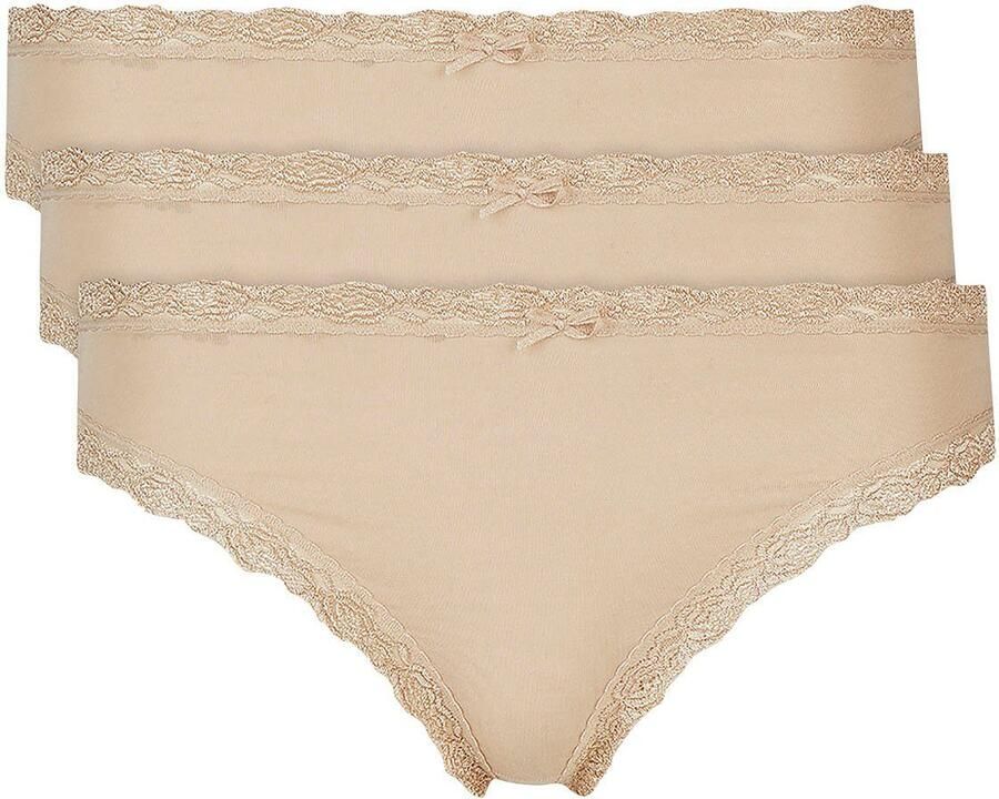 Nina Von C. Jazzpants Cosy strak elastisch ademend comfortabel vrouwelijk met kant (Set van 3) - Foto 4