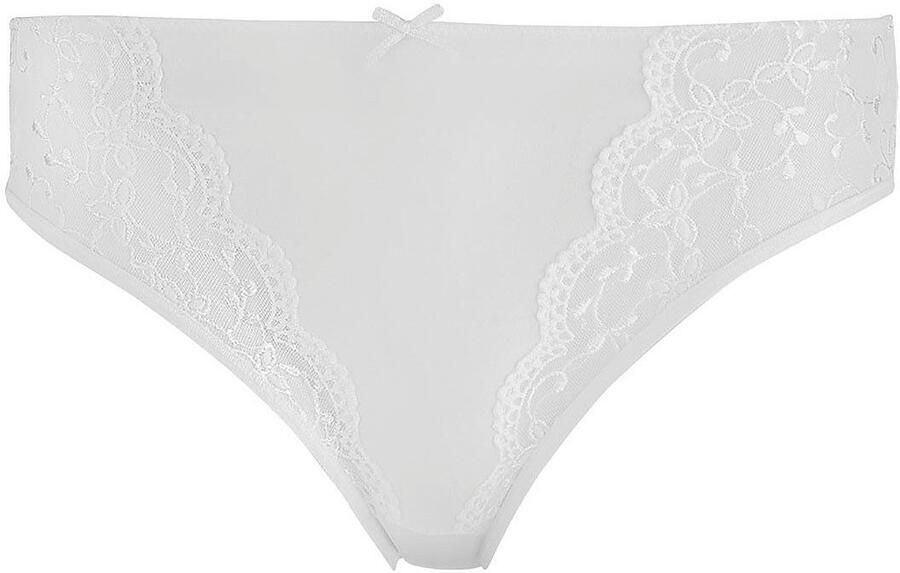 Nina Von C. Jazzpants SILVER EDITION strak elastisch comfortabel vrouwelijk met kant met strik (2 stuks Set van 2) - Foto 3