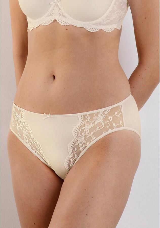 Nina Von C. Jazzpants SILVER EDITION strak elastisch comfortabel vrouwelijk met kant met strik (2 stuks Set van 2) - Foto 2