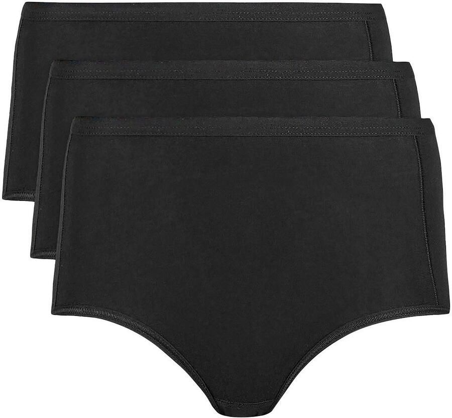 Nina Von C. Tailleslip basic nauw elastisch zacht ademend comfortabel katoenmix (3 stuks) - Foto 3