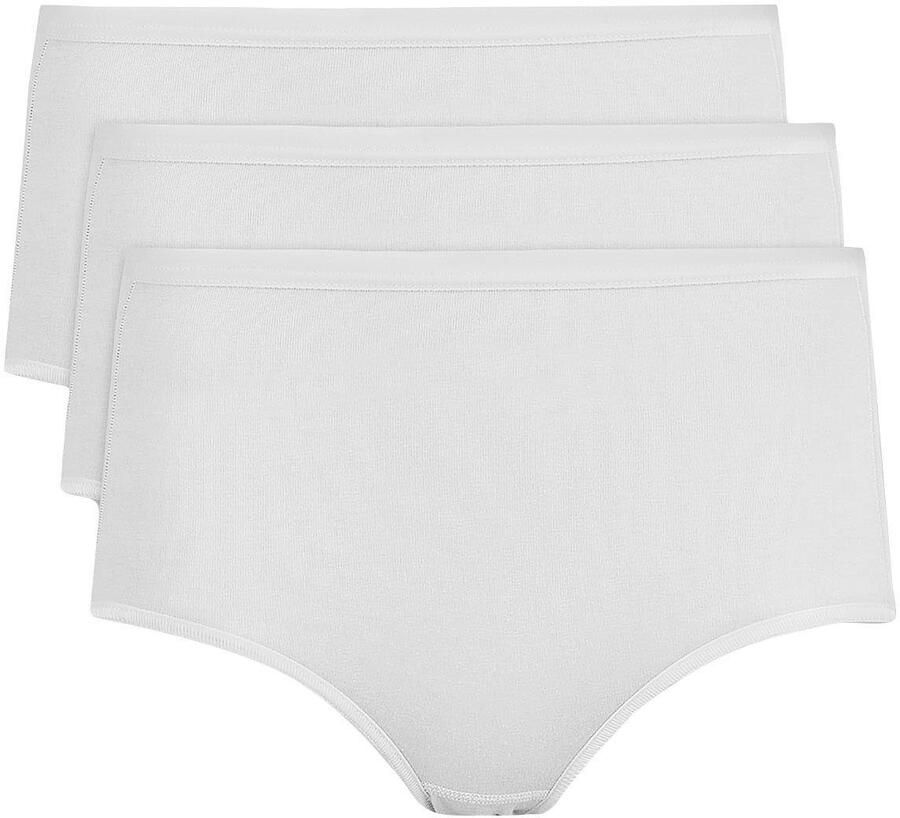 Nina Von C. Tailleslip basic nauw elastisch zacht ademend comfortabel katoenmix (3 stuks) - Foto 4