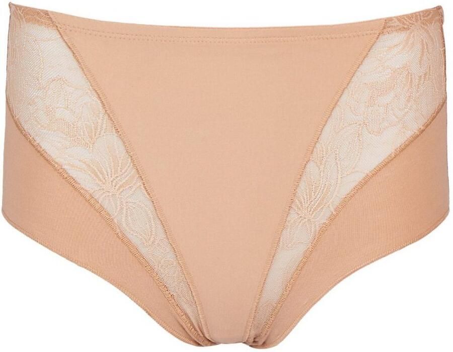 Nina Von C. Tailleslip COTTON SHAPE strak elastisch ademend comfortabel vrouwelijk met kant katoenmix (2 stuks Set van 2) - Foto 2