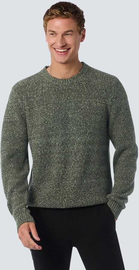 NO EXCESS Gebreide trui in gemêleerde look - Foto 6