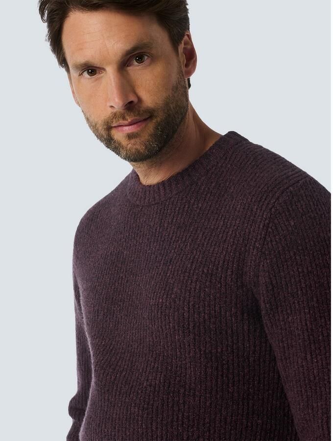 NO EXCESS Gebreide trui in gemêleerde look - Foto 2