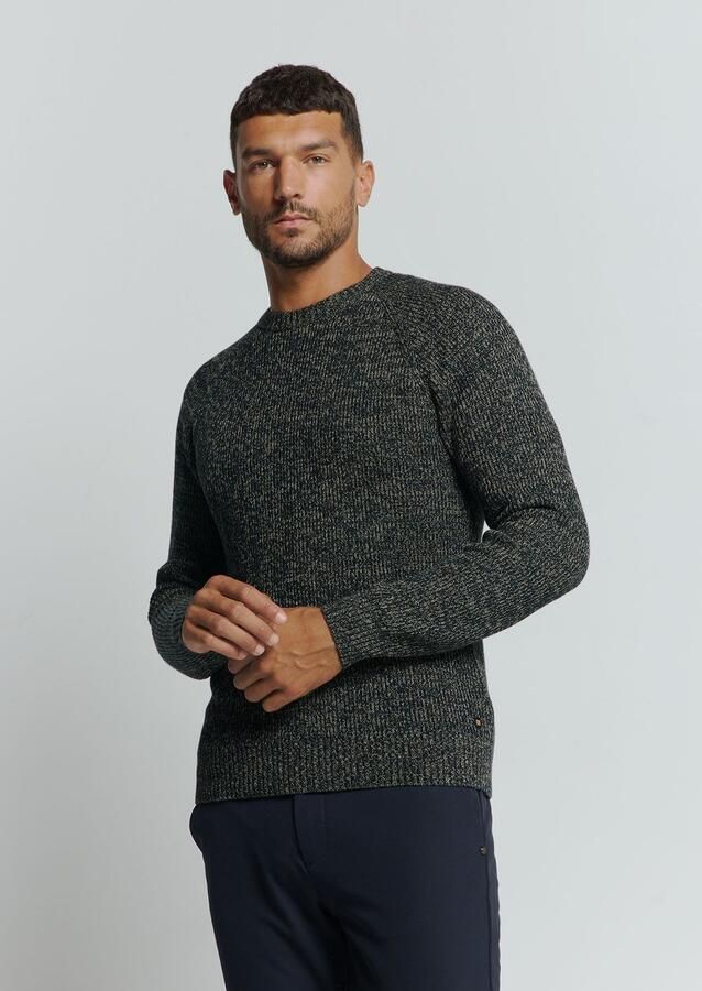 NO EXCESS Gebreide trui in gemêleerde look - Foto 5