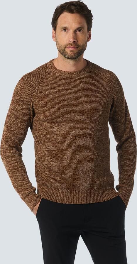 NO EXCESS Gebreide trui in gemêleerde look - Foto 5