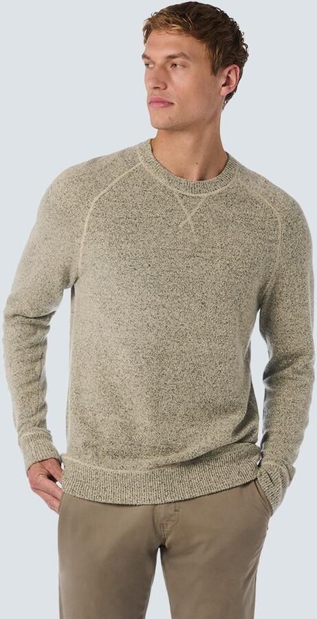 NO EXCESS Gebreide trui in gemêleerde look - Foto 6