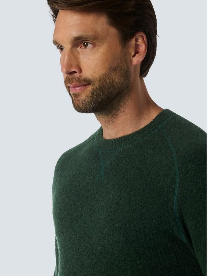 NO EXCESS Gebreide trui in gemêleerde look - Foto 2