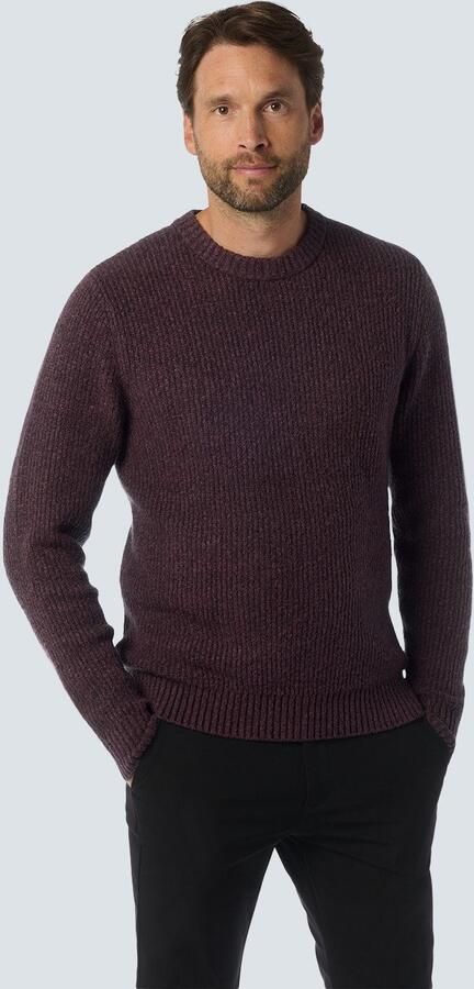 NO EXCESS Gebreide trui in gemêleerde look - Foto 5