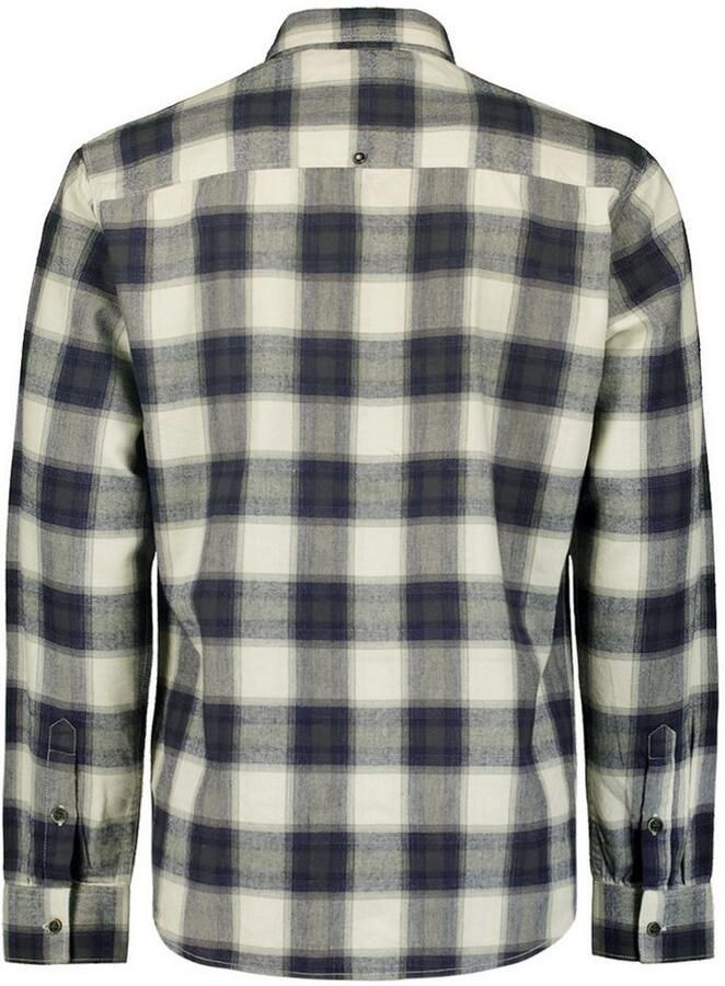 NO EXCESS Geruit overhemd met kentkraag - Foto 5