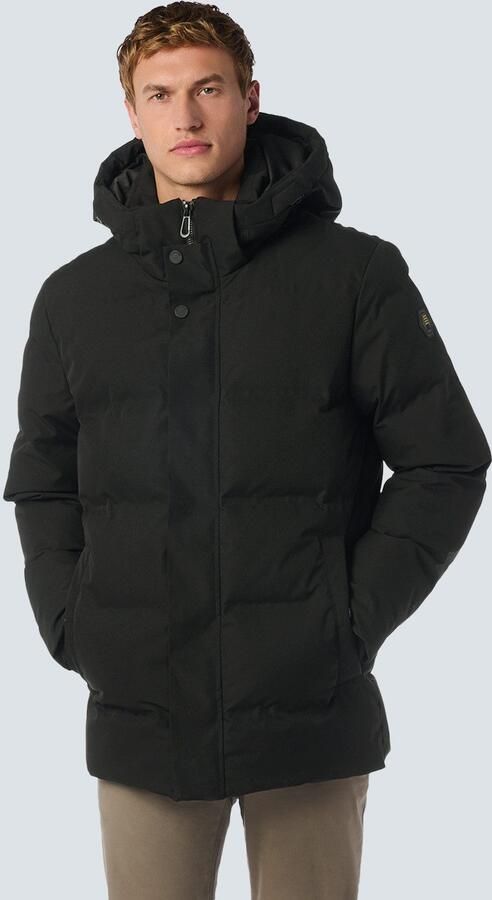 NO EXCESS Gewatteerde jas met een capuchon - Foto 6