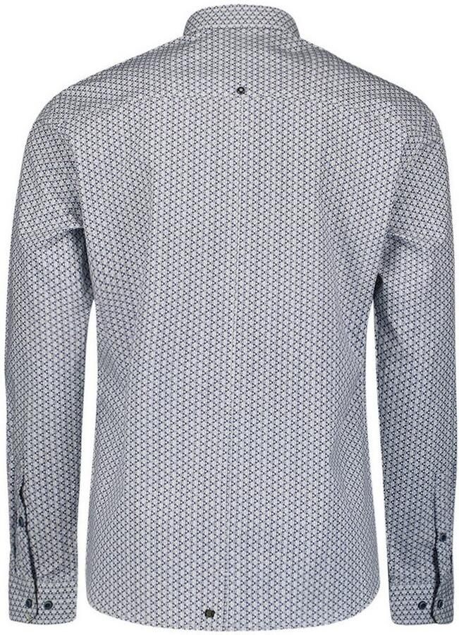 NO EXCESS Overhemd met lange mouwen gedessineerd met knopenrij - Foto 6