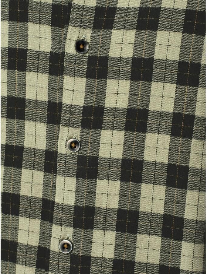 NO EXCESS Overhemd met lange mouwen geruit en met hoogwaardige viscose - Foto 2