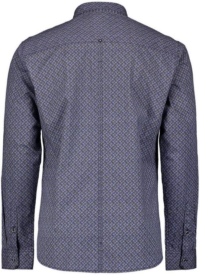 NO EXCESS Overhemd met lange mouwen met grafisch patroon en borstzak - Foto 5