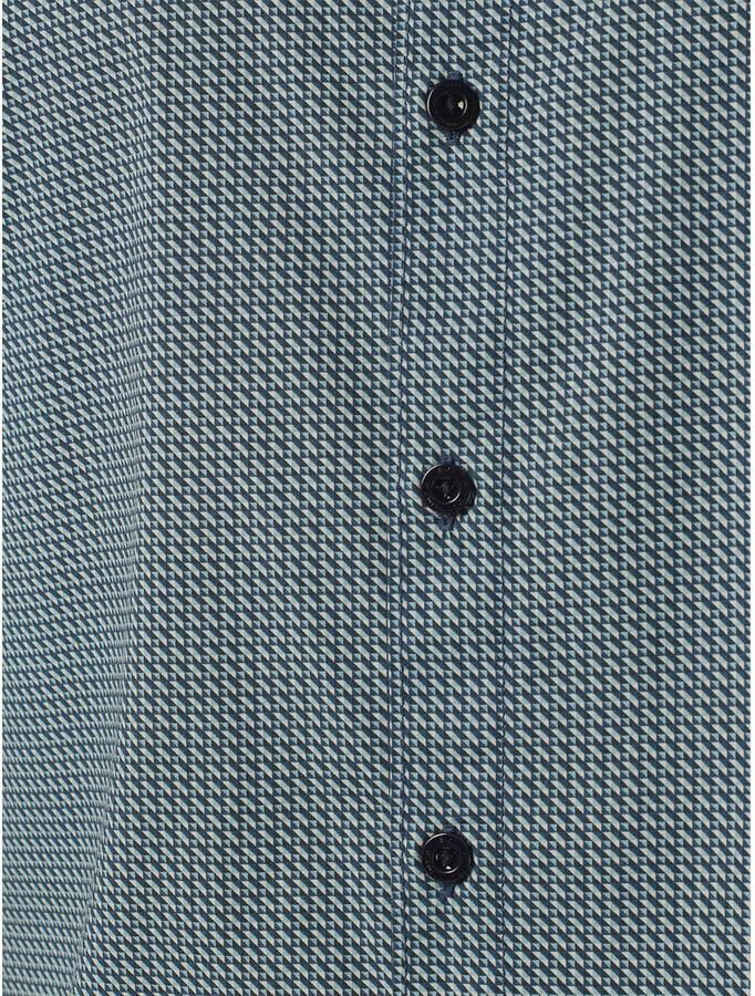 NO EXCESS Overhemd met lange mouwen met knoopsluiting en allover print - Foto 2