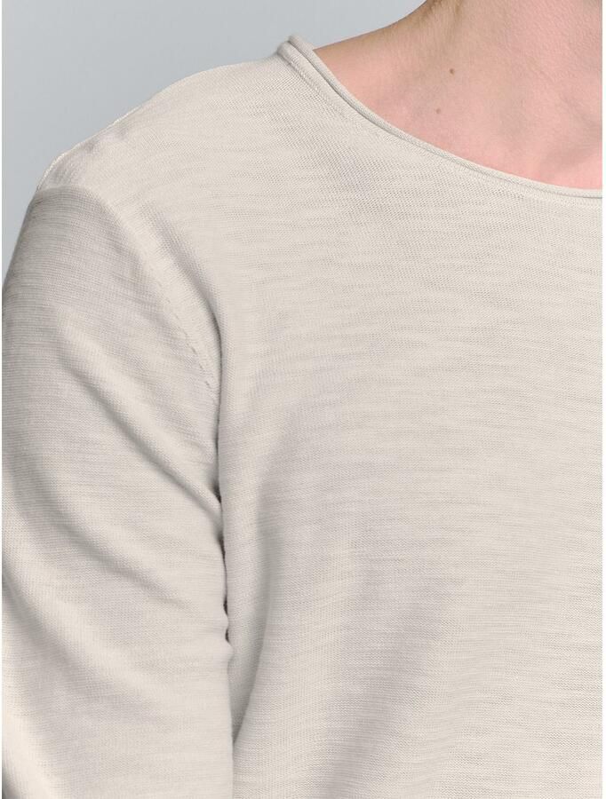 NO EXCESS Trui met ronde hals met geborduurd logo - Foto 3