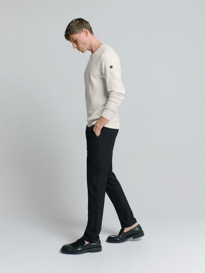 NO EXCESS Trui met ronde hals met geborduurd logo - Foto 6