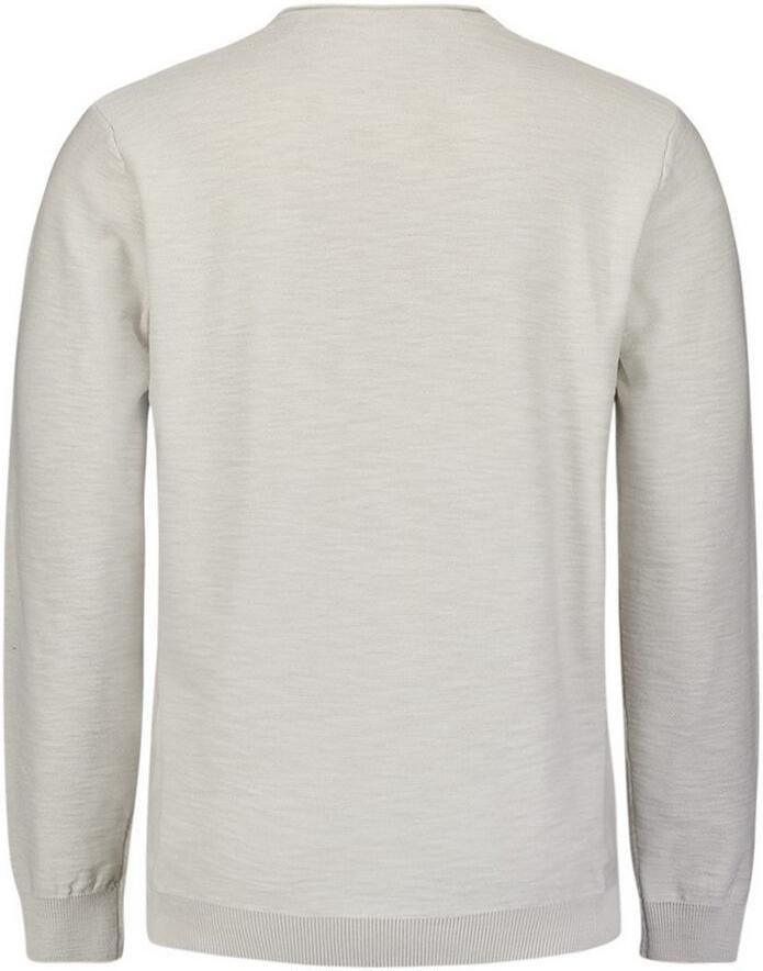 NO EXCESS Trui met ronde hals met geborduurd logo