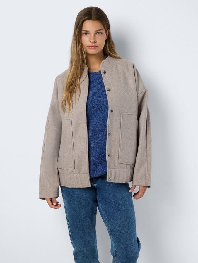Noisy may Blousejasje NMHALSTON L S BOMBER JACKET WVN NOOS - Foto 5