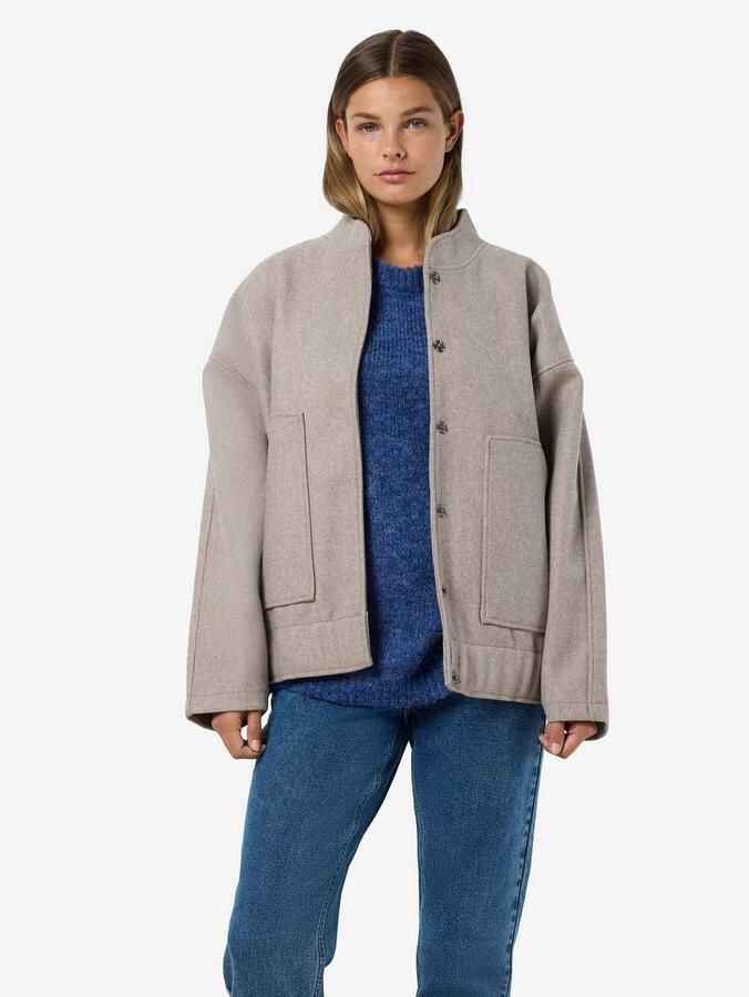 Noisy may Blousejasje NMHALSTON L S BOMBER JACKET WVN NOOS - Foto 4