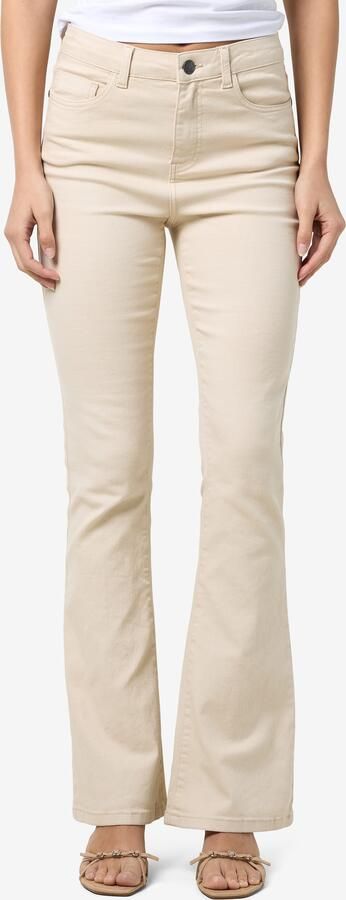 Noisy may Bootcut jeans NMSALLIE HW FLARE JEANS OATMEAL NOOS - Foto 5