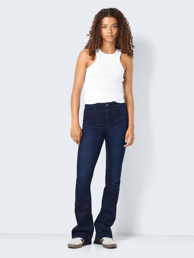 Noisy may Bootcut jeans NMSALLIE HW FLARE JEANS VI241DB NOOS - Foto 3