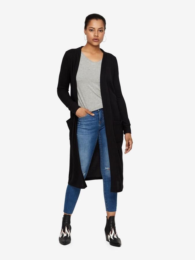 Noisy May Lange cardigan met sjaalkraag model 'City' - Foto 4