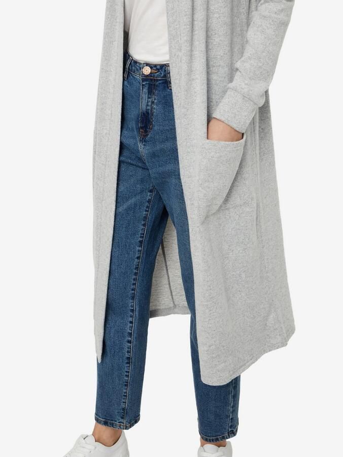 Noisy May Lange cardigan met sjaalkraag model 'City' - Foto 4