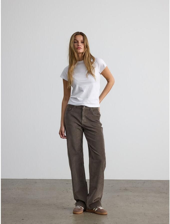 Noisy may Cordbroek NMYOLANDA NW WIDE LEG CORDUROY NOOS