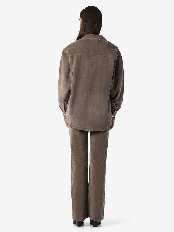 Noisy May Regular fit overhemdblouse van corduroy met borstzakken model 'ALVA' - Foto 2