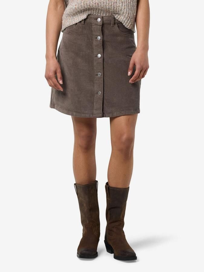 Noisy may Cordrok NMRONNIE NW A SHAPE SKIRT CORDUROY NOOS - Foto 5