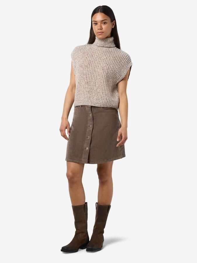 Noisy may Cordrok NMRONNIE NW A SHAPE SKIRT CORDUROY NOOS - Foto 6