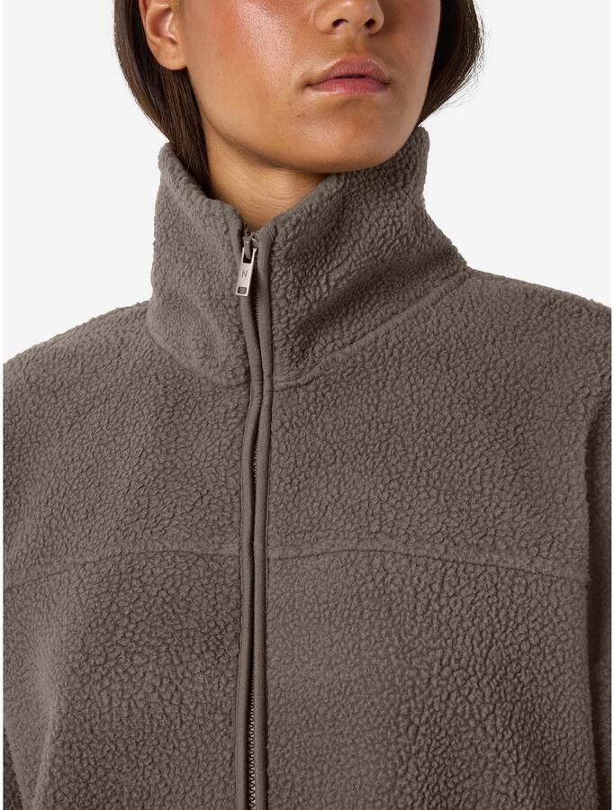 Noisy may Fleecejack NMCOZY L S ZIP SWEATER JRS NOOS