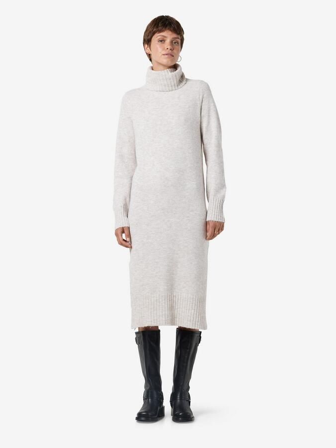 Noisy may Gebreide jurk NMVIOLA L S ROLLNECK KNIT DRESS FWD NOOS - Foto 5