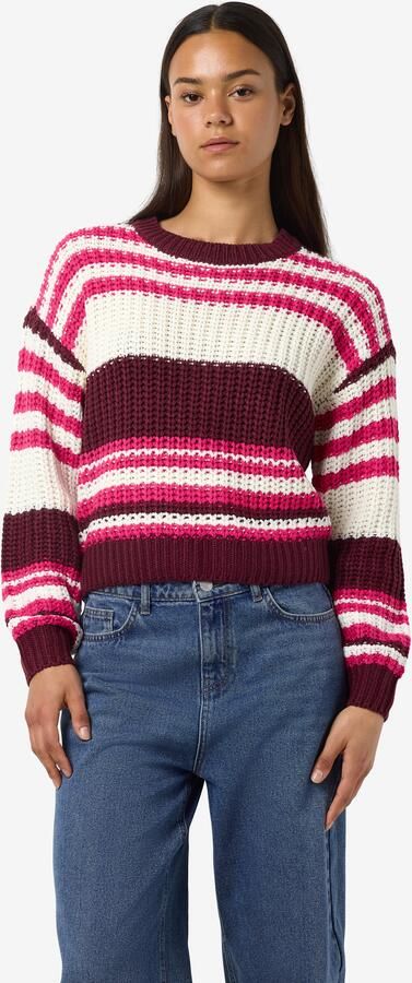 Noisy may Gebreide trui NMCHARLIE L S O-NECK KNIT NOOS - Foto 5