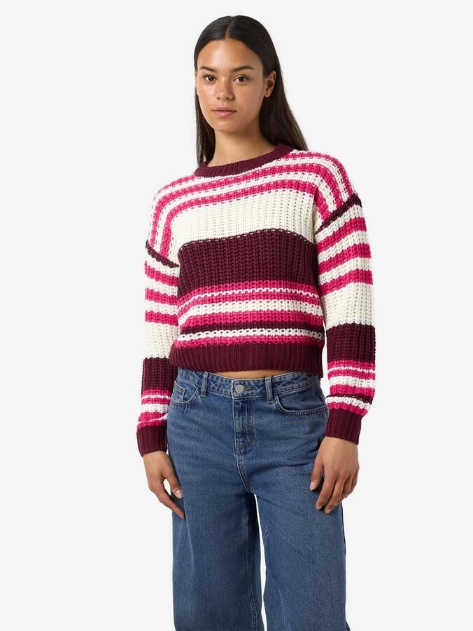 Noisy may Gebreide trui NMCHARLIE L S O-NECK KNIT NOOS - Foto 2