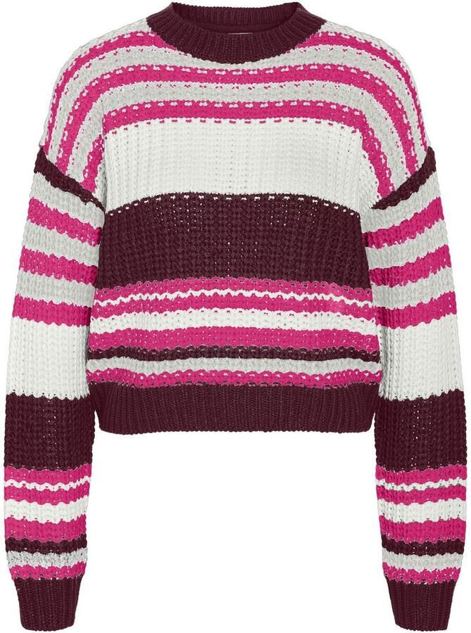 Noisy may Gebreide trui NMCHARLIE L S O-NECK KNIT NOOS - Foto 4