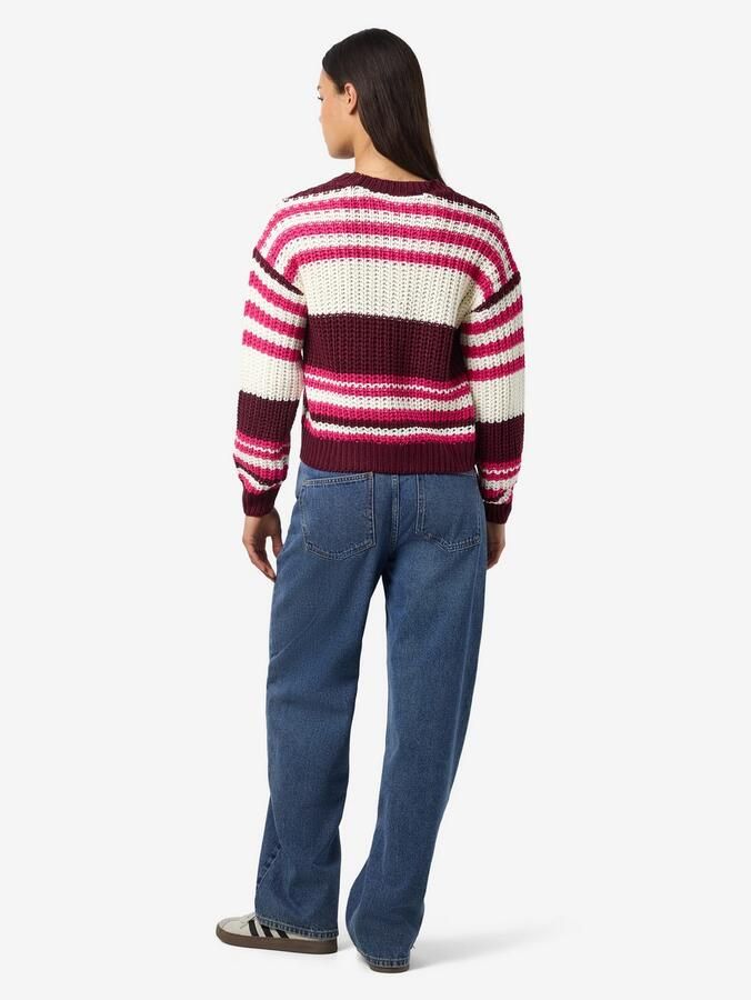 Noisy may Gebreide trui NMCHARLIE L S O-NECK KNIT NOOS - Foto 3