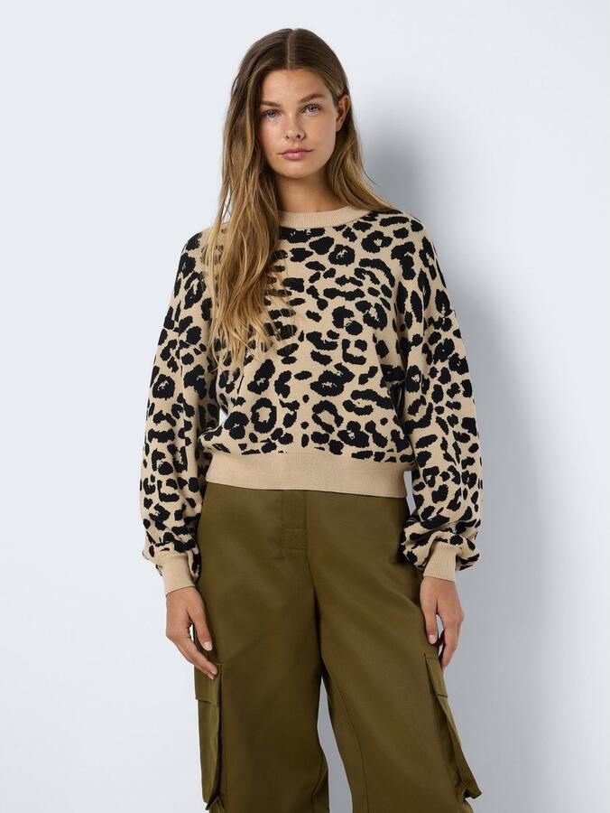 Noisy may Gebreide trui NMCHARLOTT L S O-NECK KNIT FWD NOOS - Foto 9