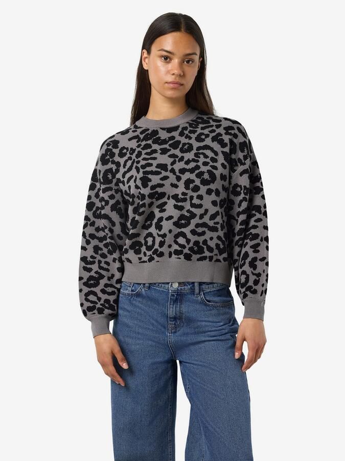 Noisy may Gebreide trui NMCHARLOTT L S O-NECK KNIT FWD NOOS - Foto 4