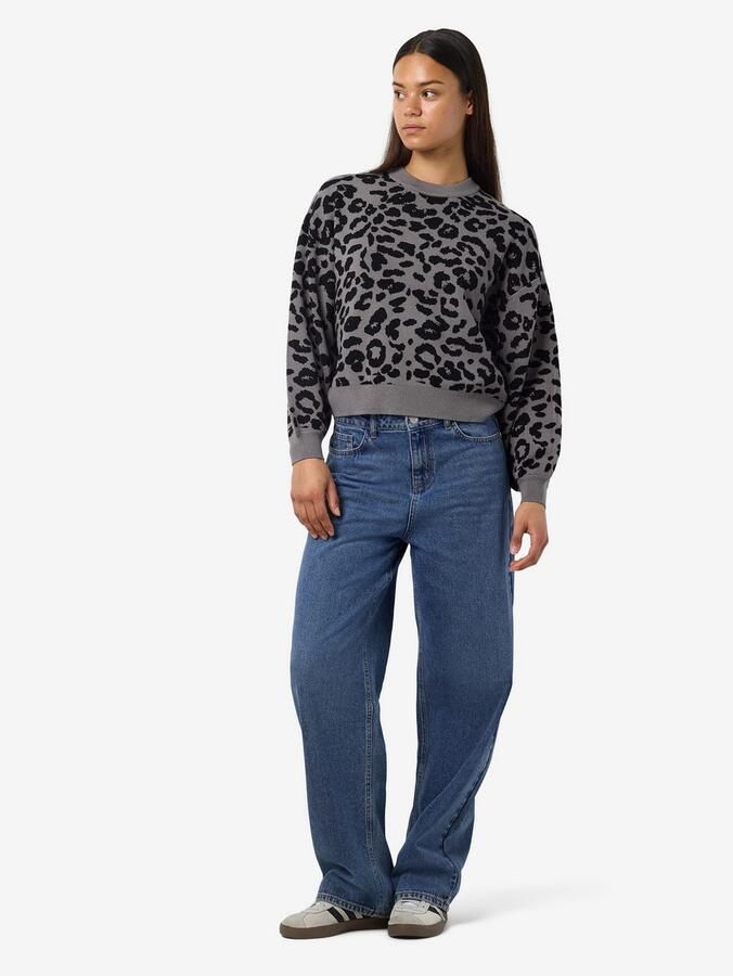 Noisy may Gebreide trui NMCHARLOTT L S O-NECK KNIT FWD NOOS - Foto 3