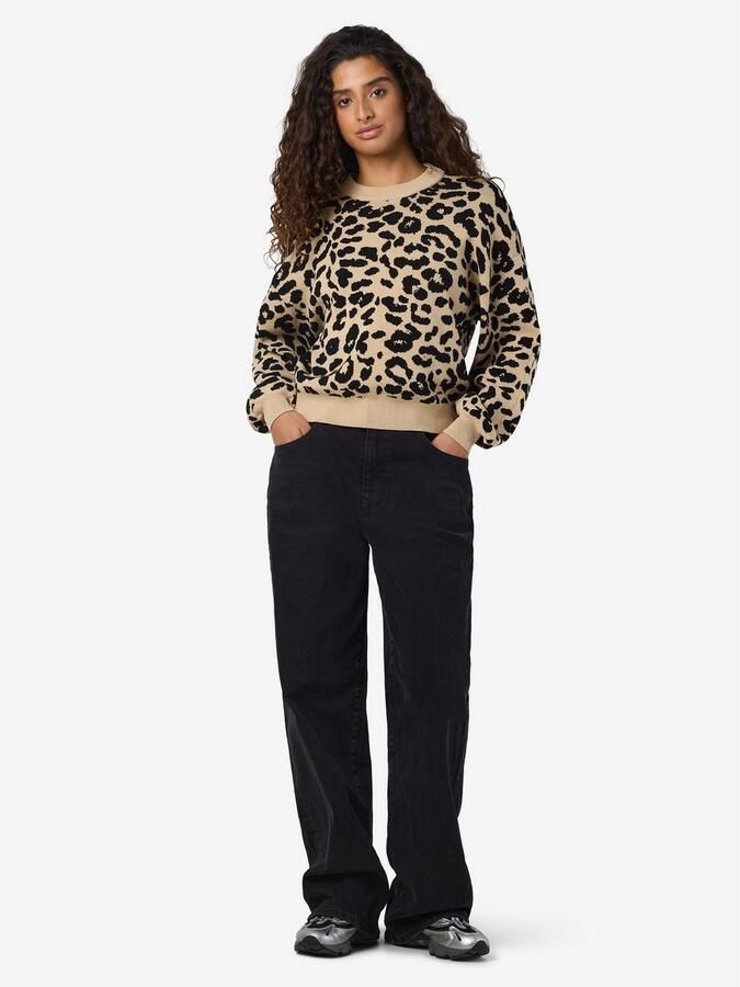 Noisy may Gebreide trui NMCHARLOTT L S O-NECK KNIT FWD NOOS - Foto 7