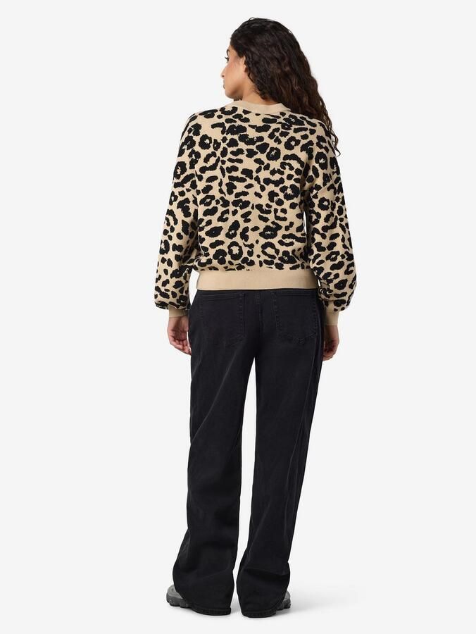 Noisy may Gebreide trui NMCHARLOTT L S O-NECK KNIT FWD NOOS - Foto 4