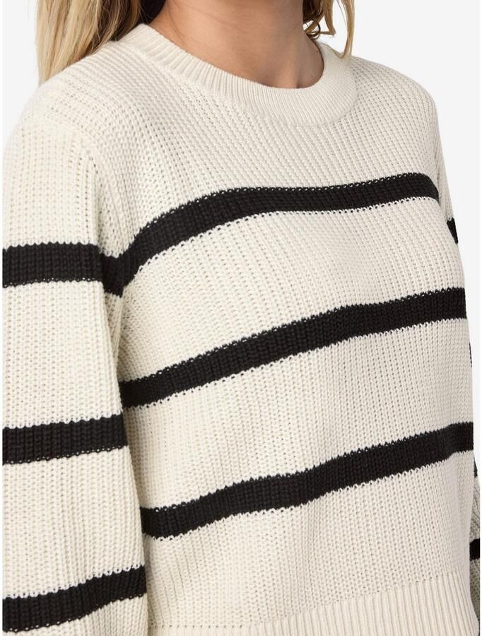 Noisy may Gebreide trui NMMAYSA L S STRIPE O-NECK KNIT NOOS - Foto 2