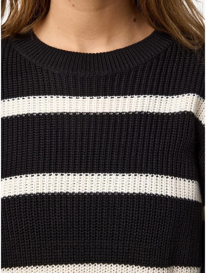 Noisy may Gebreide trui NMMAYSA L S STRIPE O-NECK KNIT NOOS - Foto 2