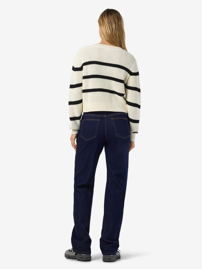 Noisy may Gebreide trui NMMAYSA L S STRIPE O-NECK KNIT NOOS - Foto 11
