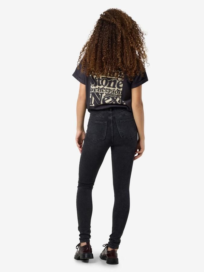 Noisy may High-waist jeans NMCALLIE HW SKINNY JEAN VI481BL FWD NOOS - Foto 4