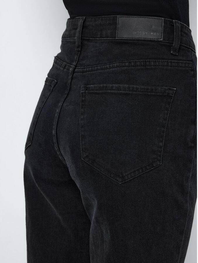 Noisy may High-waist jeans NMDAISY HW MOM FIT JEAN BLACK FWD NOOS - Foto 3