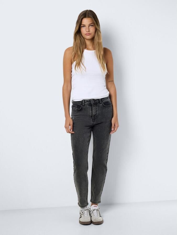 Noisy may High-waist jeans NMMONI HW STRAIGHT ANK ACID AZ391DG NOOS - Foto 4